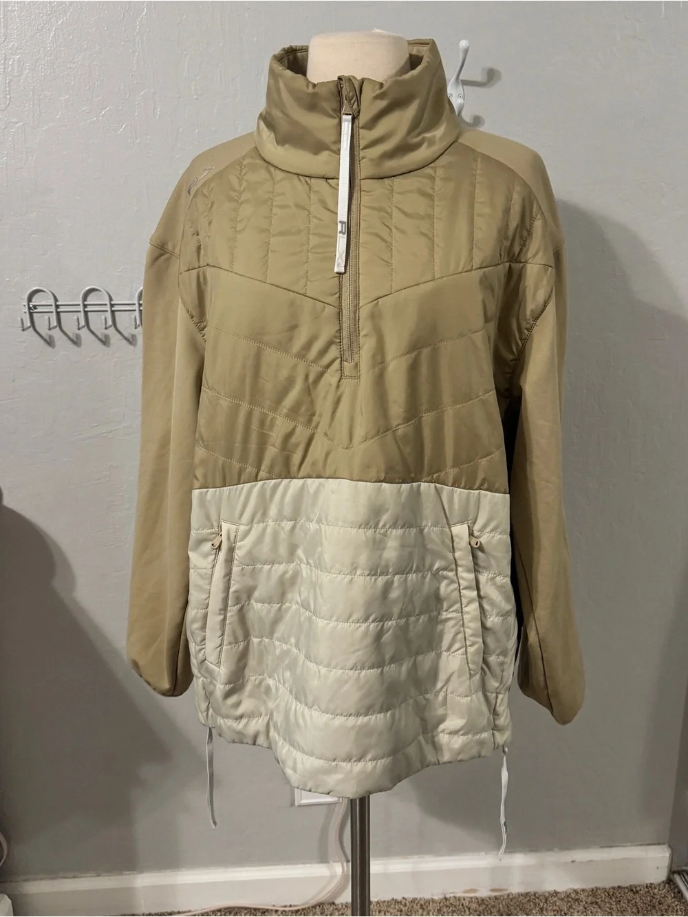 RLX Golf Polo Ralph Lauren Quilted Hybrid Pullover Jacket